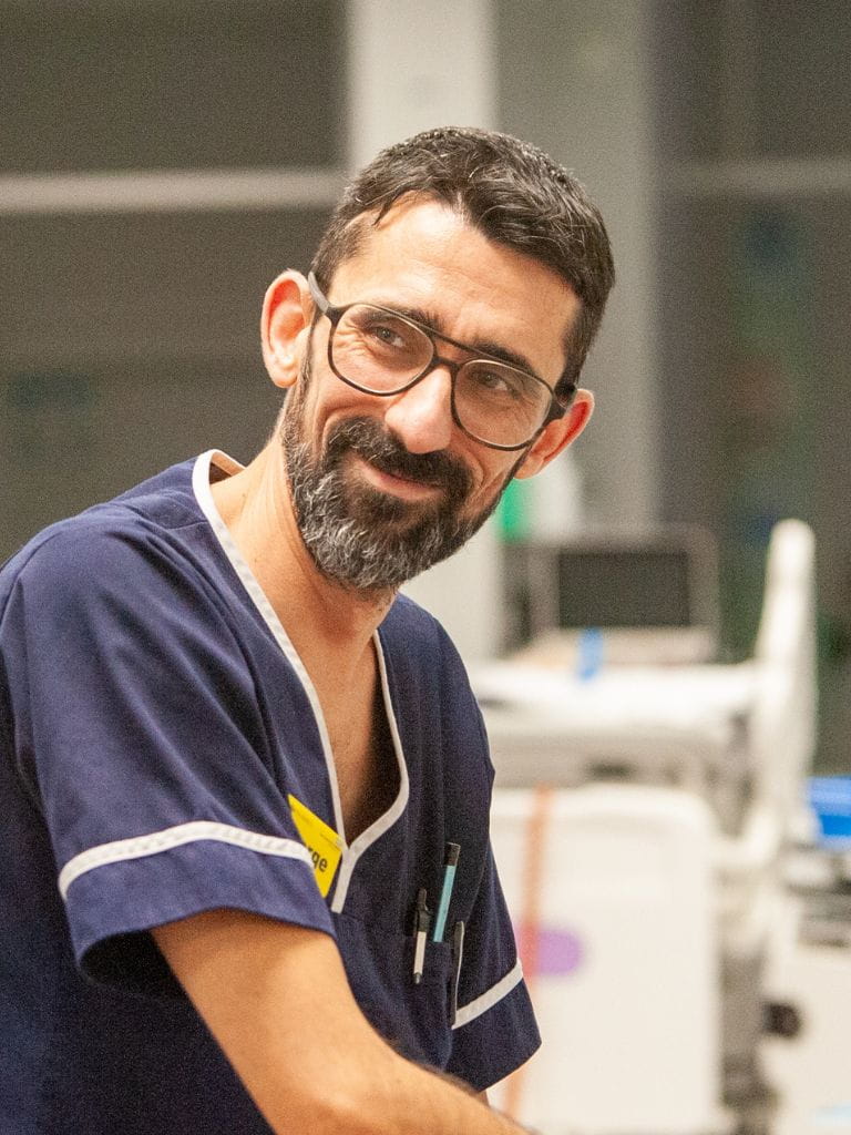 Male Nurse smiling